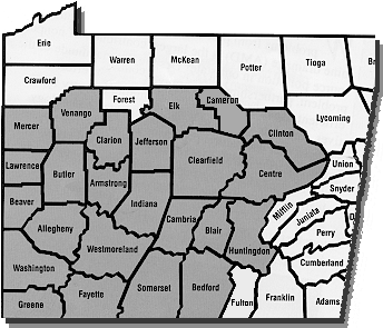 Western PA: WPCAMR Service Counties